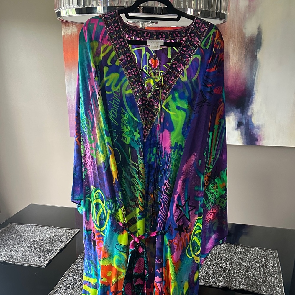 Camilla Multicolor Graffiti Dress